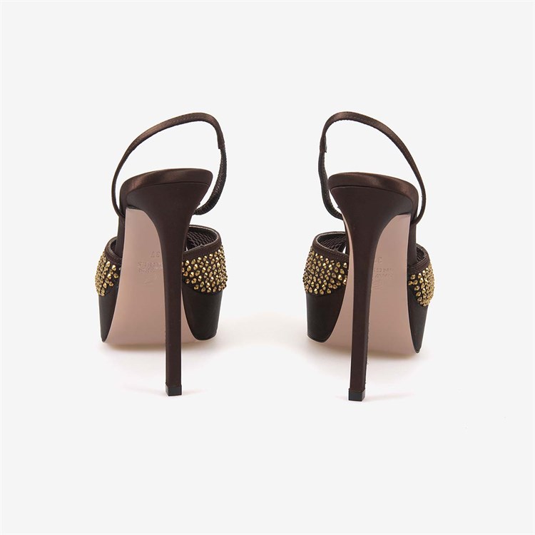 Hawen Angels Kadın Fileli 14cm Uzun Topuklu Gece & Abiye Ayakkabı 9081