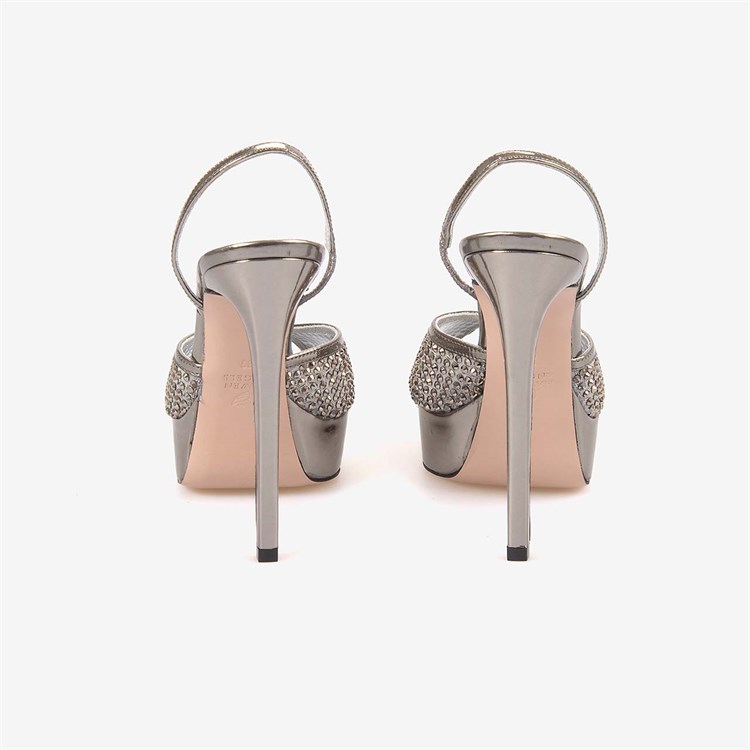 Hawen Angels Kadın Fileli 14cm Uzun Topuklu Gece & Abiye Ayakkabı 9081