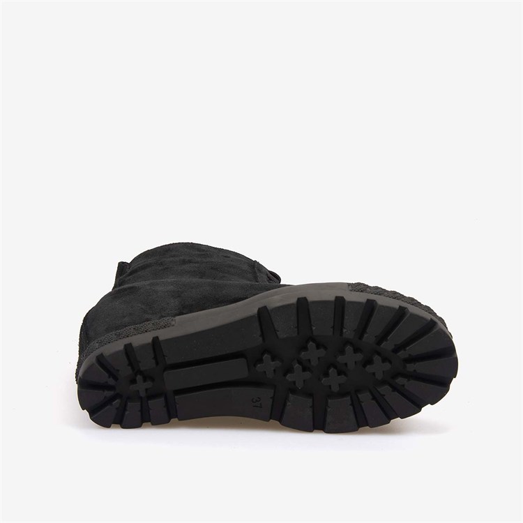 Hawen Angels Kadın Kauçuk Taban Hakiki Süet Deri 12cm Gizli Topuklu Bot 6200-1