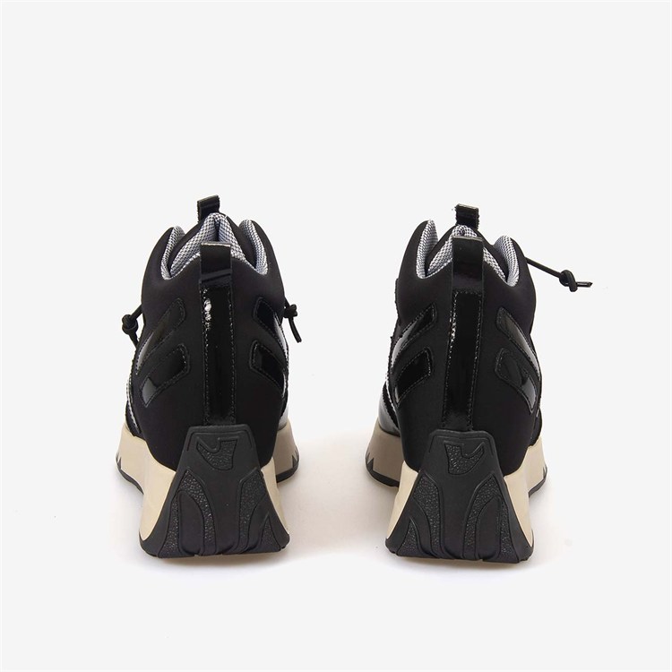 Hawen Angels Kadın Termo Taban Hakiki Deri Rugan 11cm Gizli Dolgu Topuklu Spor & Sneaker Ayakkabı 400