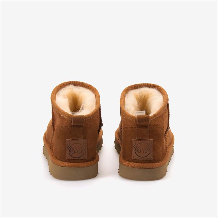 HAWEN ANGELS Kürklü Süet Deri Kadın Topuklu Bot 1481