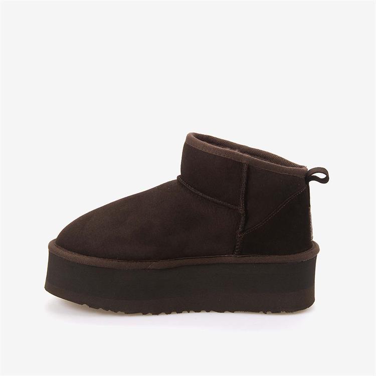 HAWEN ANGELS Kürklü Süet Deri Kadın Topuklu Bot 2301