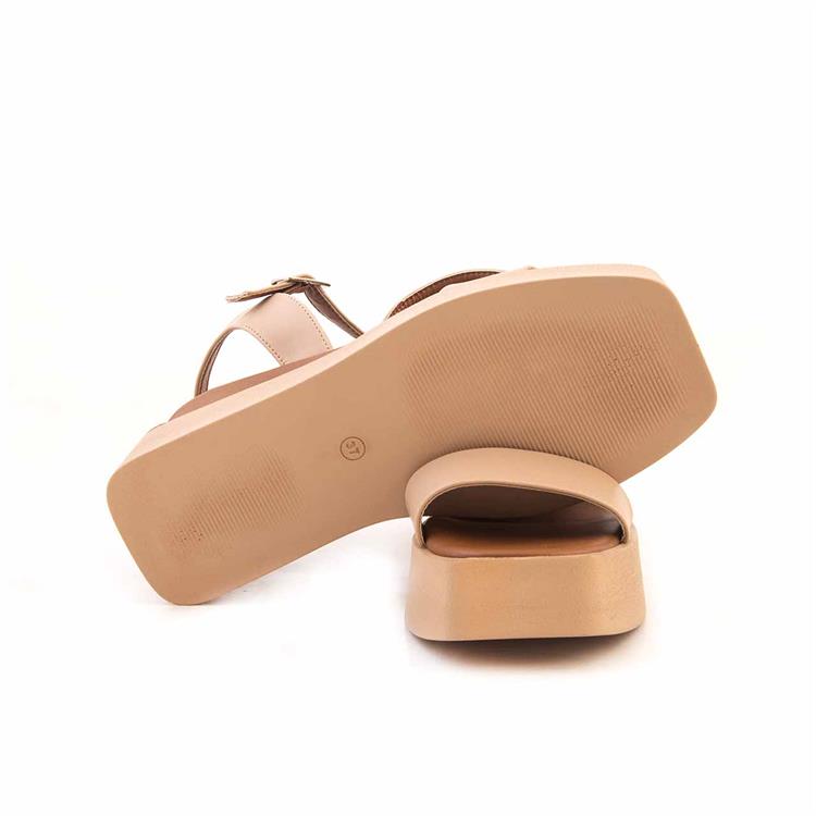 I Am Limited Kadın Tekstil Poli Taban Bej Sandalet Ayakkabı