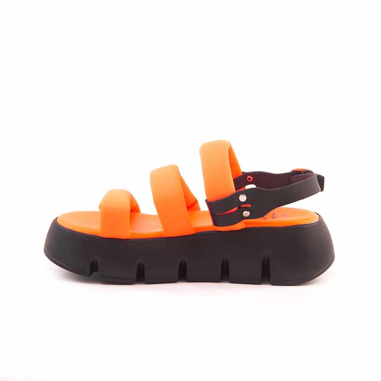 I Am Limited Kadın Tekstil Poli Taban Turuncu Sandalet Ayakkabı