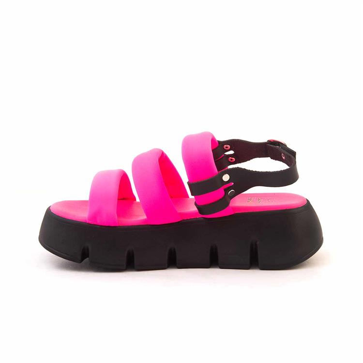 I Am Limited Kadın Tekstil Poli Taban Fuşya Sandalet Ayakkabı