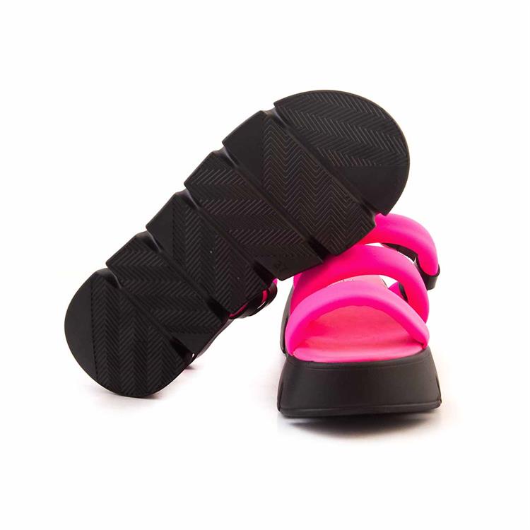 I Am Limited Kadın Tekstil Poli Taban Fuşya Sandalet Ayakkabı