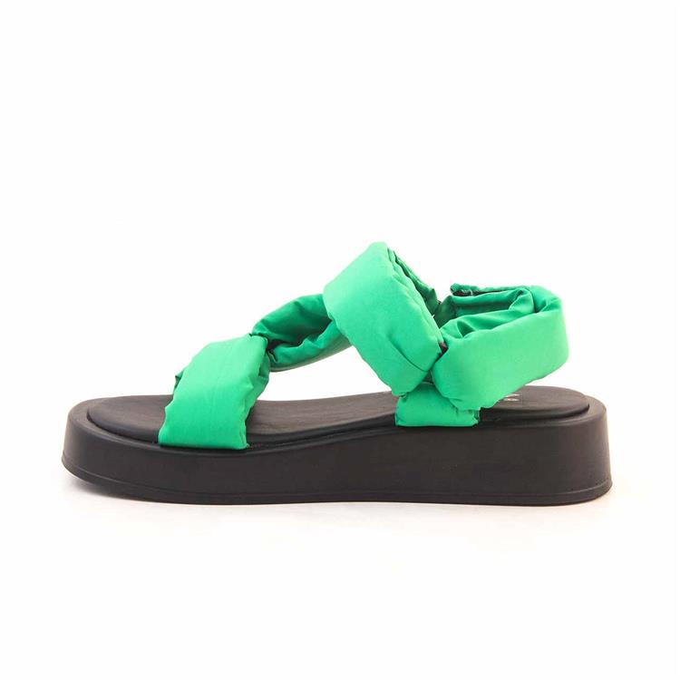 I Am Limited Kadın Tekstil Poli Taban Haki Sandalet Ayakkabı