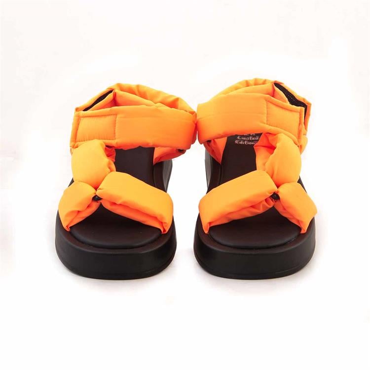 I Am Limited Kadın Tekstil Poli Taban Turuncu Sandalet Ayakkabı