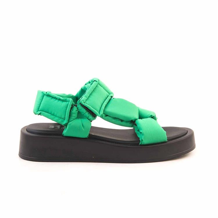 I Am Limited Kadın Tekstil Poli Taban Haki Sandalet Ayakkabı