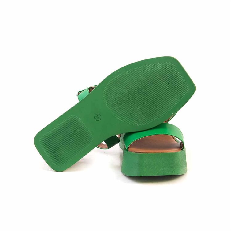 I Am Limited Kadın Tekstil Poli Taban Yeşil Sandalet Ayakkabı