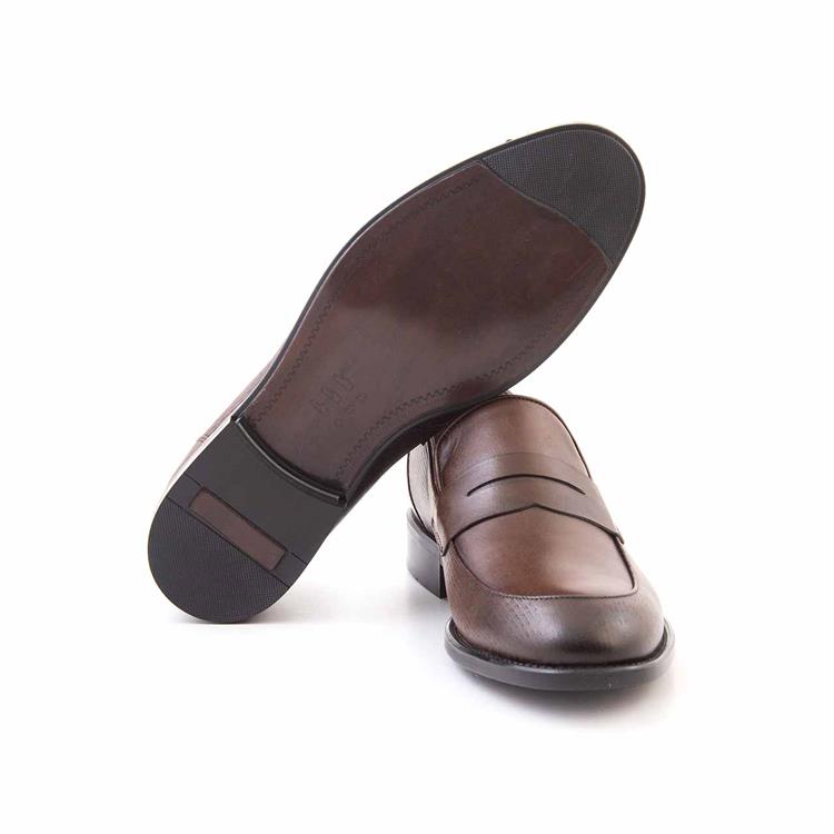 Kemal Tanca Erkek Hakiki Deri Pvc Taban Kahverengi Klasik Ayakkabı