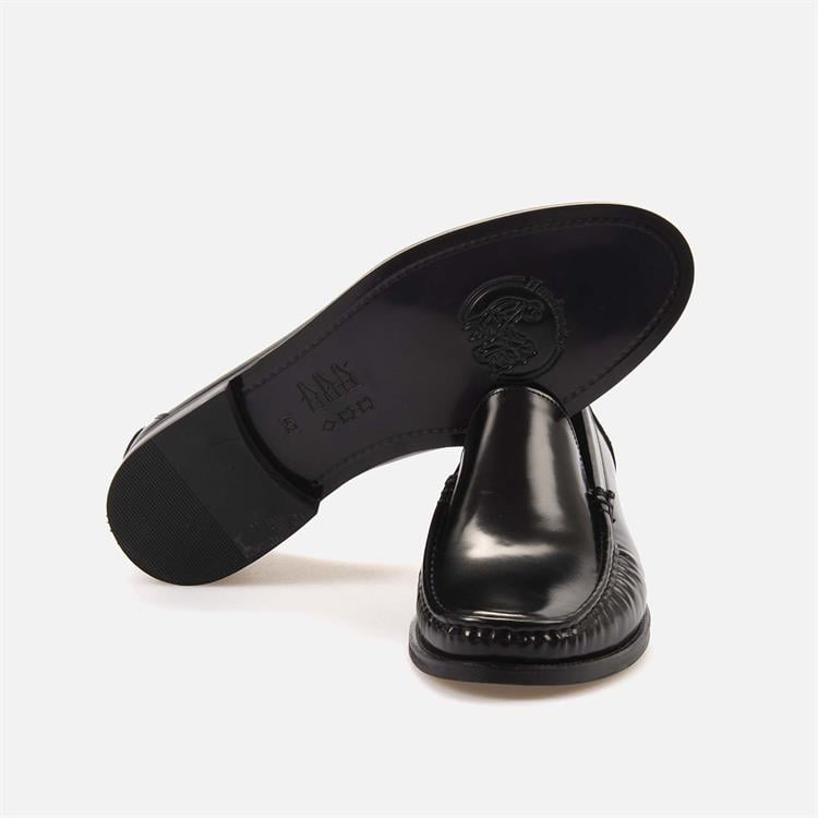 Kemal Tanca Erkek Hakiki Deri Microlight Taban Siyah Loafer Konforlu Ayakkabı