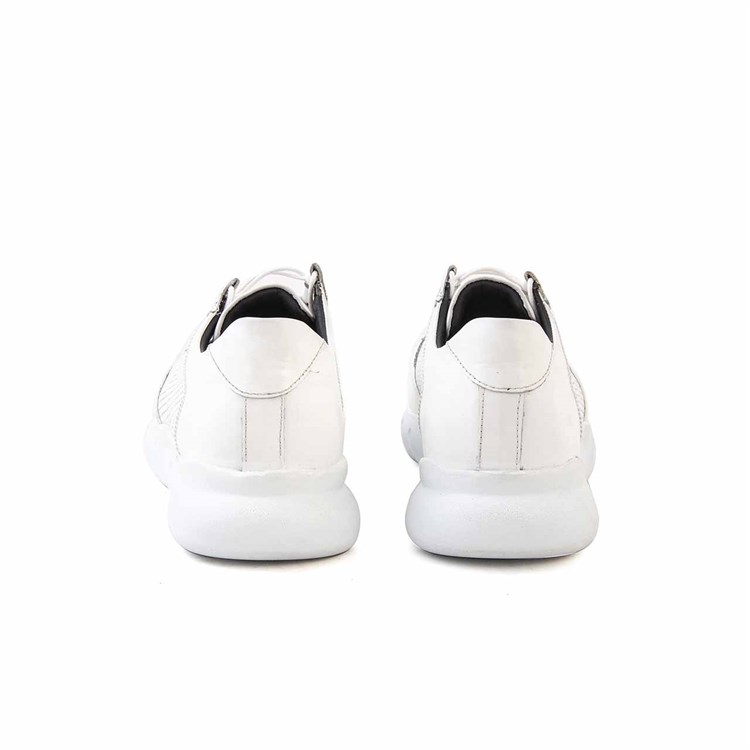 Kemal Tanca Erkek Hakiki Deri Eva Taban Beyaz Spor & Sneaker Ayakkabı