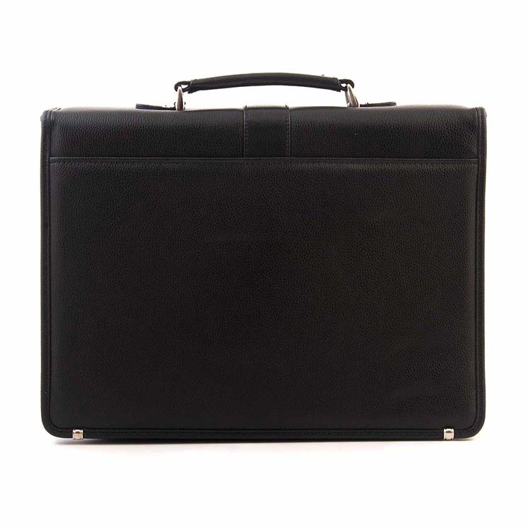 Kemal Tanca Erkek Hakiki Deri Siyah Evrak Çantası 