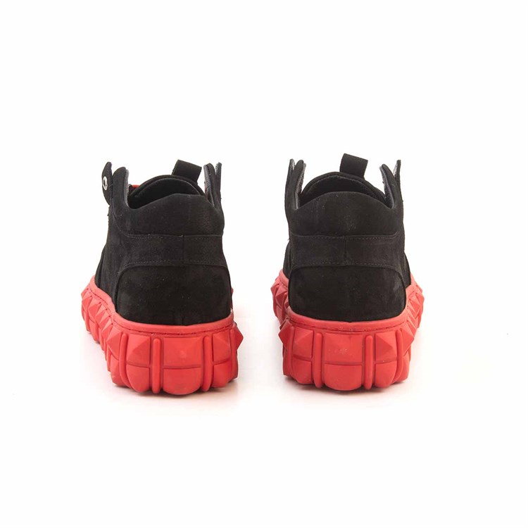Kemal Tanca Erkek Hakiki Deri Poli Taban Siyah Spor & Sneaker Ayakkabı