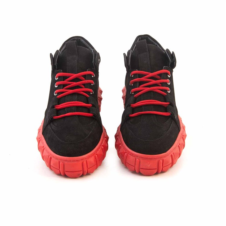Kemal Tanca Erkek Hakiki Deri Poli Taban Siyah Spor & Sneaker Ayakkabı
