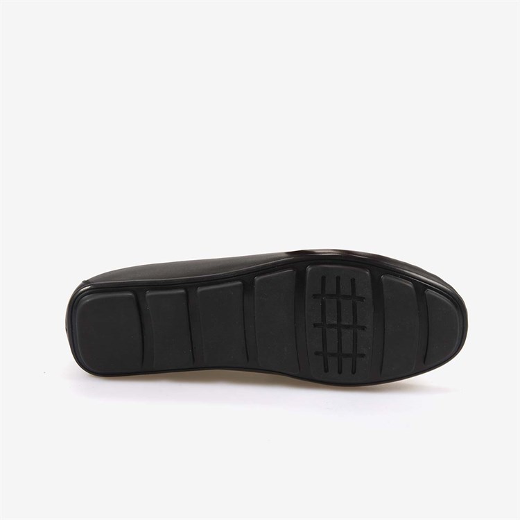 Kemal Tanca Erkek Hakiki Deri Bağcıksız Kauçuk Tabanlı Loafer A9408