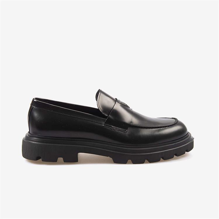 Kemal Tanca Erkek Hakiki Deri Eva Taban Siyah Günlük Ayakkabı