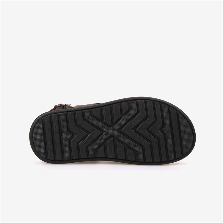 Kemal Tanca Erkek Kauçuk Tabanlı Şık Tasarım Comfort Günlük Çapraz Bantlı Sandalet 560