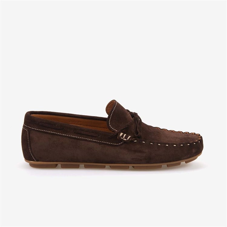 Kemal Tanca Erkek Kauçuk Tabanlı Süet Loafer A9407