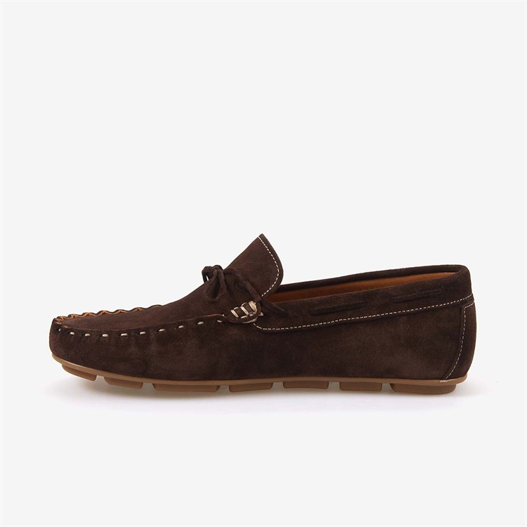 Kemal Tanca Erkek Kauçuk Tabanlı Süet Loafer A9407