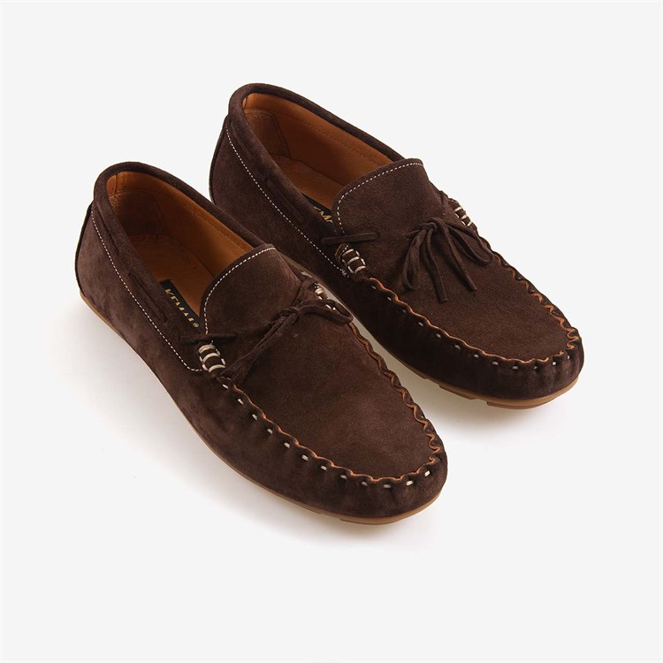 Kemal Tanca Erkek Kauçuk Tabanlı Süet Loafer A9407