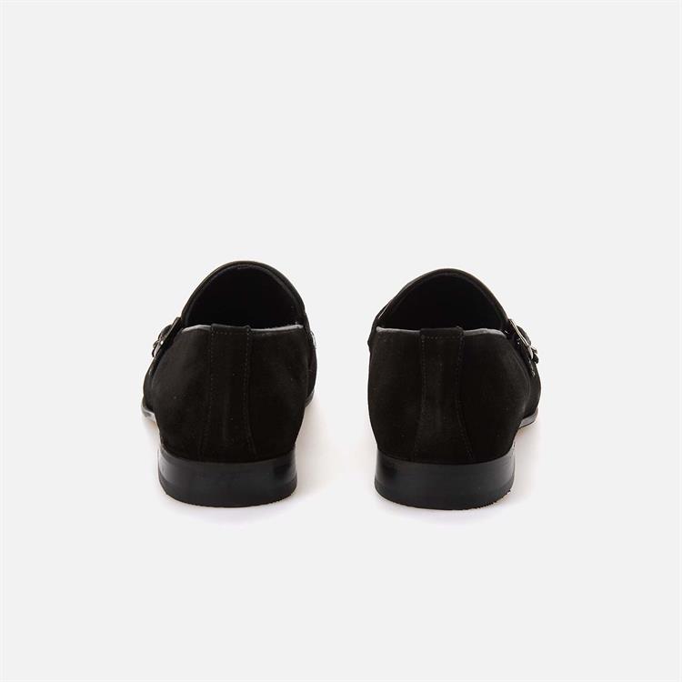 Kemal Tanca Erkek Hakiki Deri Microlight Taban Siyah Süet Klasik Ayakkabı