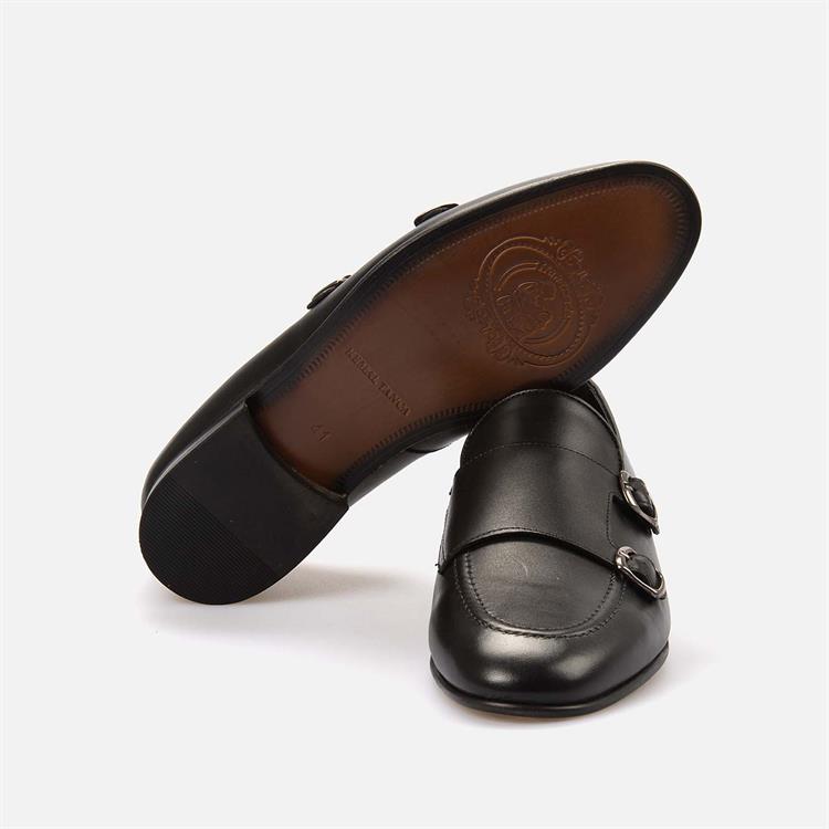 Kemal Tanca Erkek Hakiki Deri Microlight Taban Siyah Klasik Ayakkabı