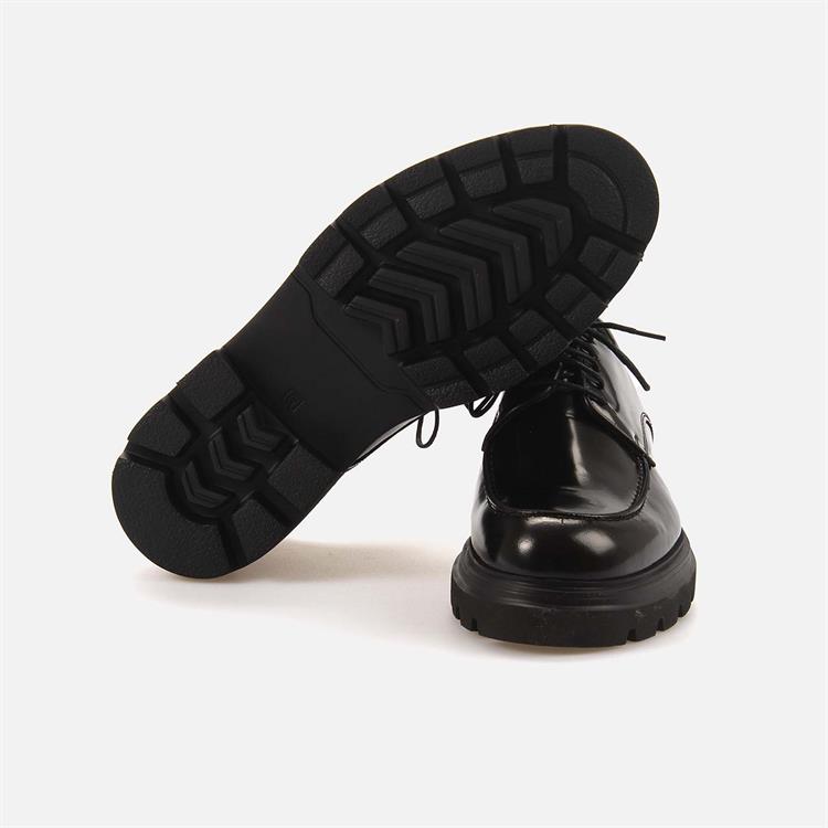 Kemal Tanca Erkek Hakiki Deri Eva Taban Siyah Klasik Ayakkabı