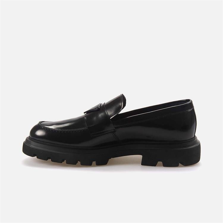 Kemal Tanca Erkek Hakiki Deri Eva Taban Siyah Günlük Ayakkabı