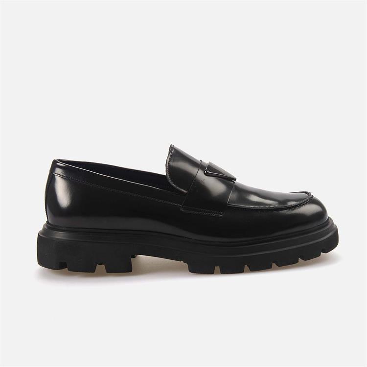 Kemal Tanca Erkek Hakiki Deri Eva Taban Siyah Günlük Ayakkabı