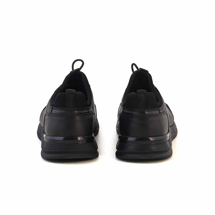 Kemal Tanca Erkek Hakiki Deri Kauçuk Taban Siyah Spor & Sneaker Ayakkabı