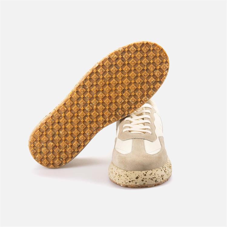 Kemal Tanca Erkek Hakiki Deri Tpu Taban Ekru Spor & Sneaker Ayakkabı