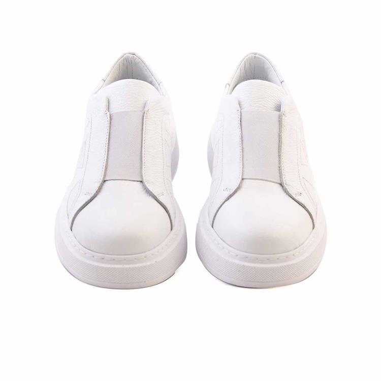 Kemal Tanca Erkek Hakiki Deri Eva Taban Beyaz Spor & Sneaker Ayakkabı