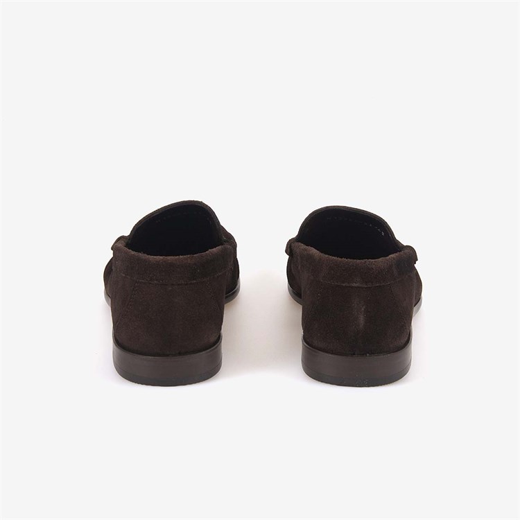 Kemal Tanca Gold Erkek Casual Kahve Süet Penny Loafer Ayakkabı 12254-33