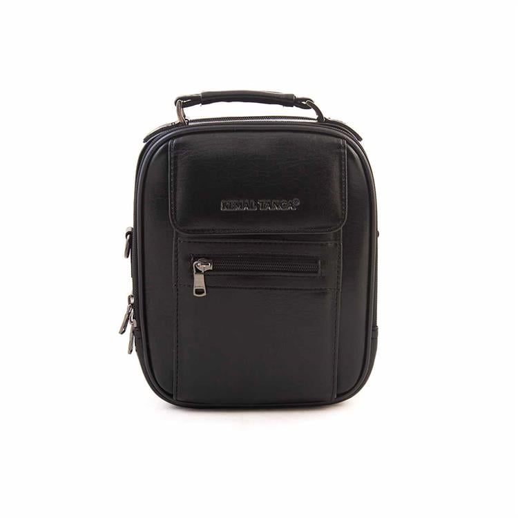 Kemal Tanca Erkek Hakiki Deri Siyah El Çantası 