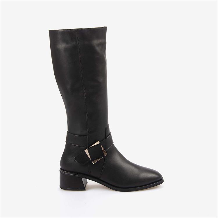 Kemal Tanca Hakiki Deri Kadın Çizme 26-103554K