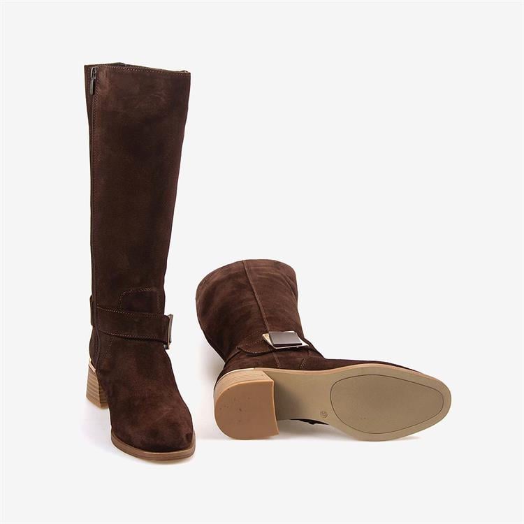 Kemal Tanca Hakiki Deri Kadın Çizme 26-103554K