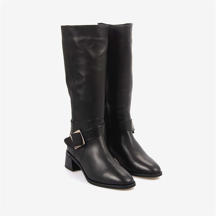 Kemal Tanca Hakiki Deri Kadın Çizme 26-103554K