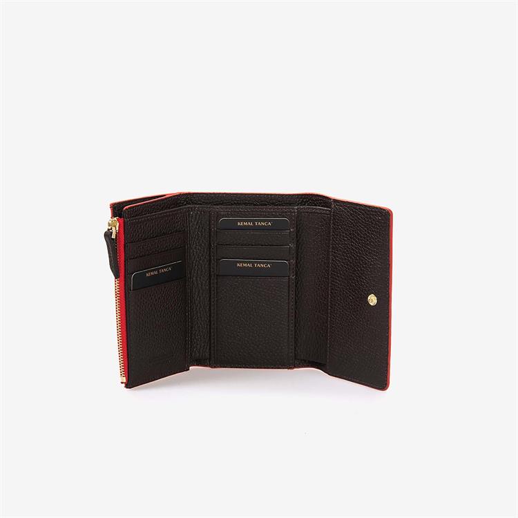 Kemal Tanca Hakiki Deri Kadın Cüzdan T1282