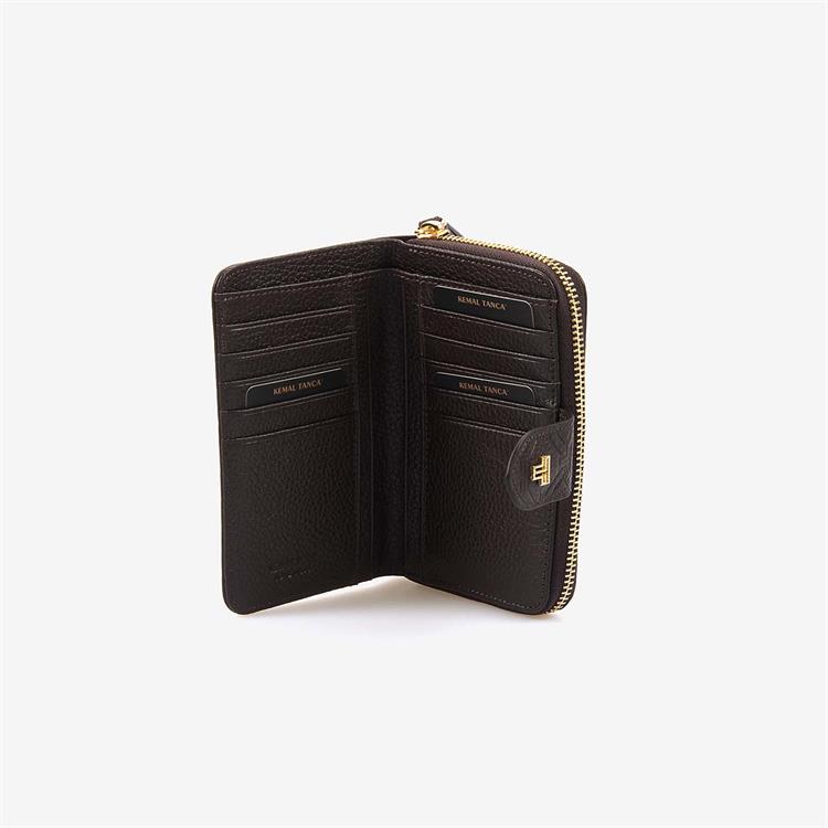 Kemal Tanca Hakiki Deri Kadın Cüzdan T2173