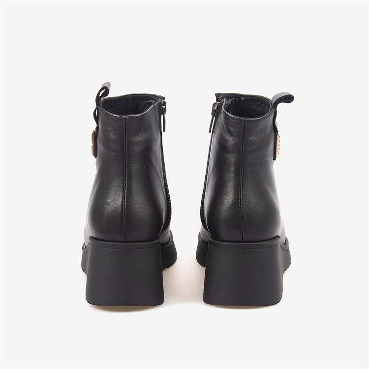 Kemal Tanca Hakiki Deri Kadın Dolgu Topuk Bot 601377