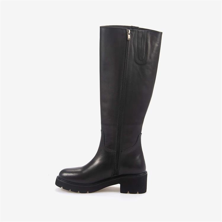 Kemal Tanca Hakiki Deri Kadın Günlük Çizme 7010