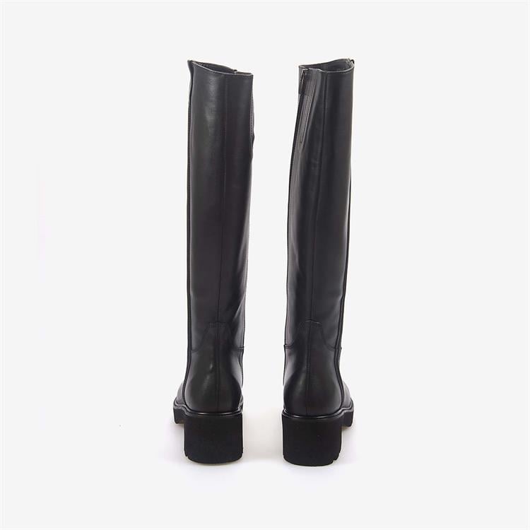 Kemal Tanca Hakiki Deri Kadın Günlük Çizme 7010