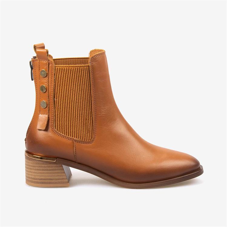 Kemal Tanca Hakiki Deri Kadın Topuklu Chelsea Bot 26-103552K