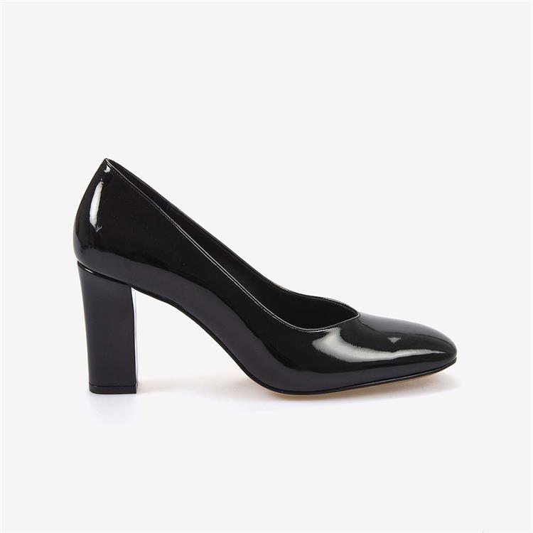 Kemal Tanca Hakiki Deri Rugan Kadın Topuklu Ayakkabı 13