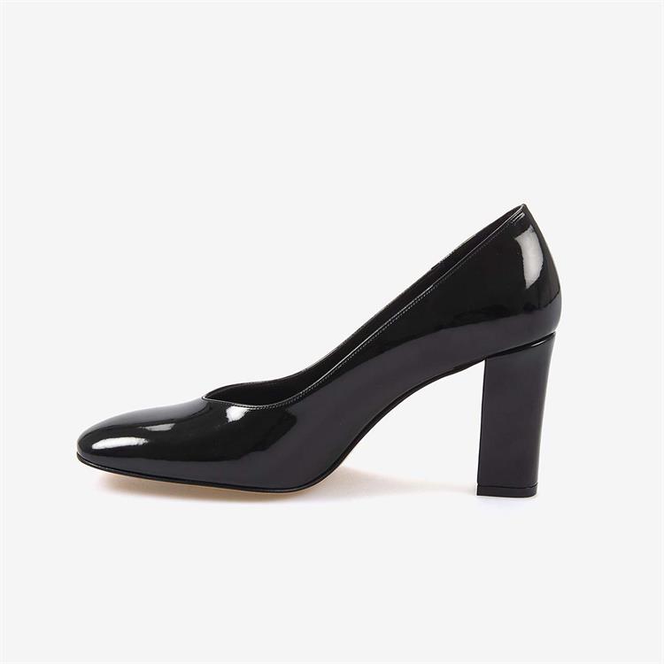 Kemal Tanca Hakiki Deri Rugan Kadın Topuklu Ayakkabı 13