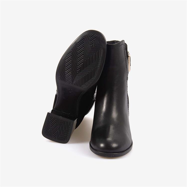 Kemal Tanca Hakiki Deri & Süet Kadın Topuklu Bot 24577