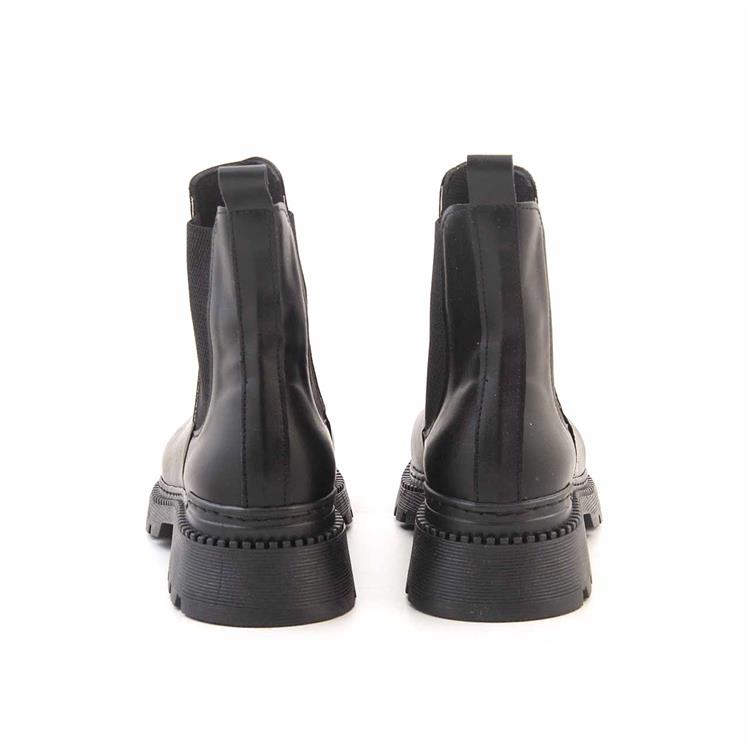 Kemal Tanca Kadın Hakiki Deri Poli Taban Siyah Günlük Bot