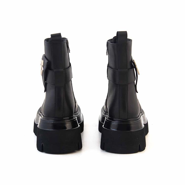 Kemal Tanca Kadın Hakiki Deri Eva Taban Siyah Günlük Bot